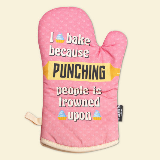 I Bake Because Oven Mitts And Potholder Set
