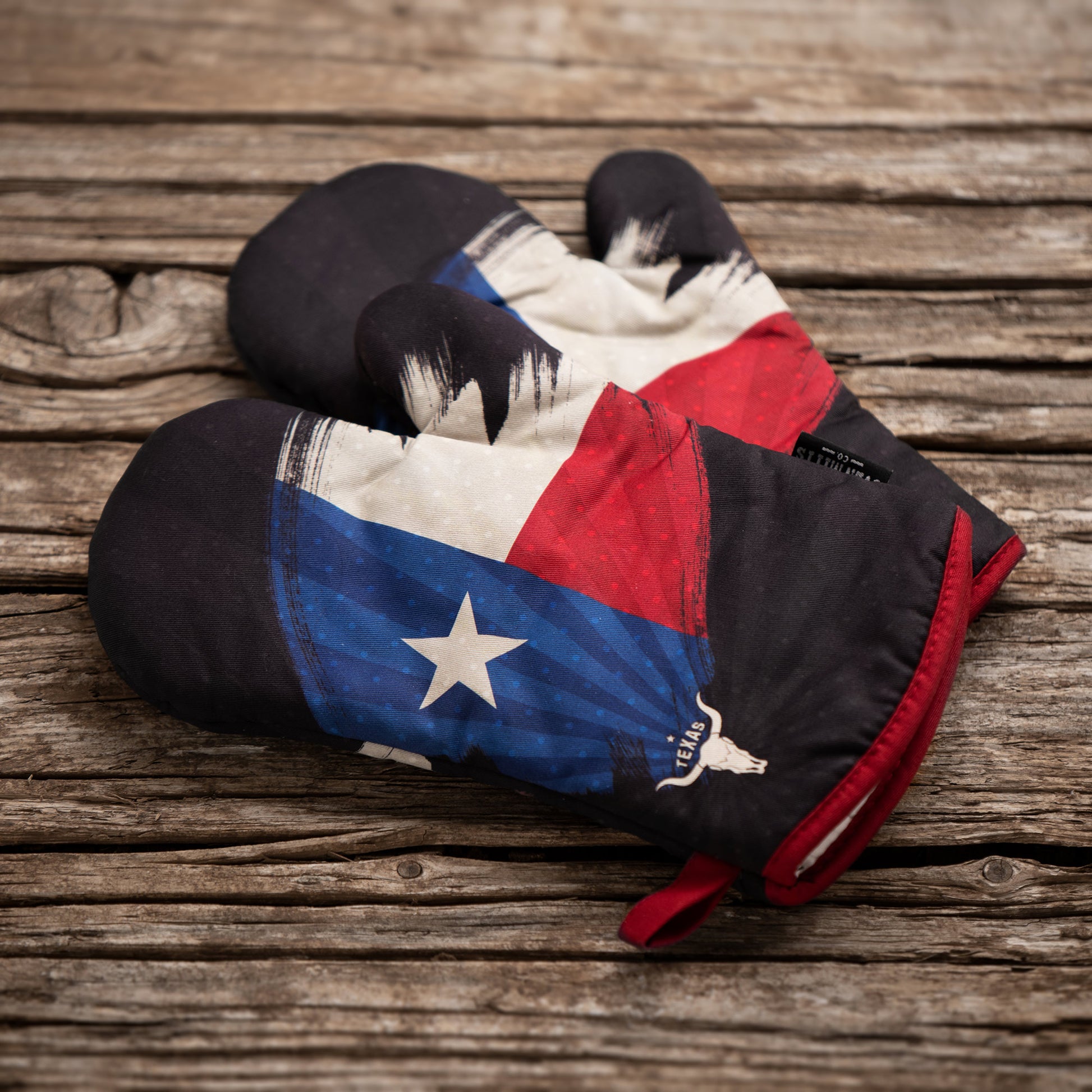 Texas Flag Oven Mitts And Pot Holder Set premium quality