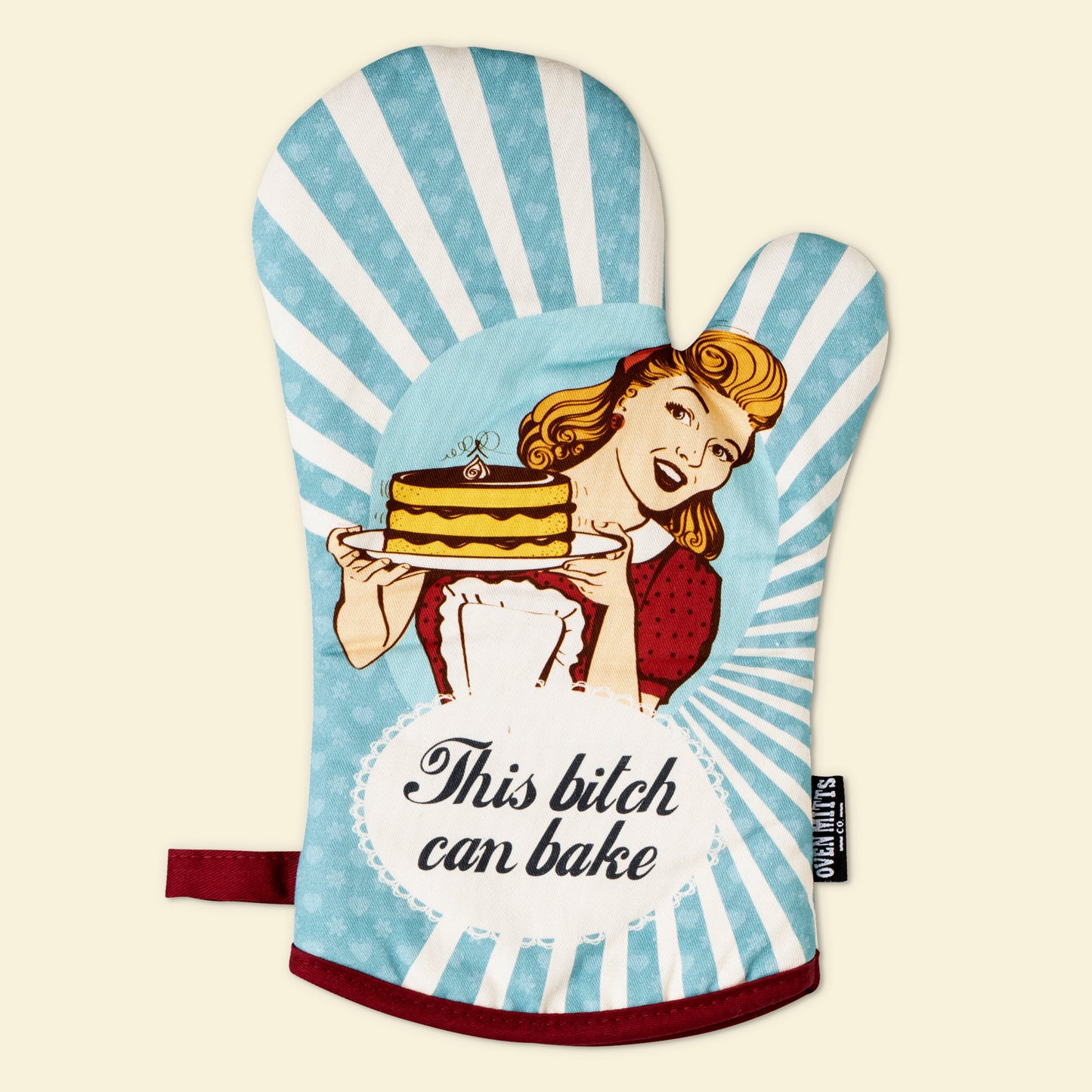 This Bitch Can Bake Oven Mitts And Potholder Set