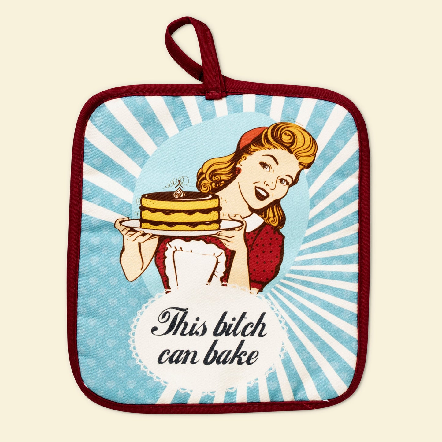 This Bitch Can Bake Oven Mitts And Potholder Set