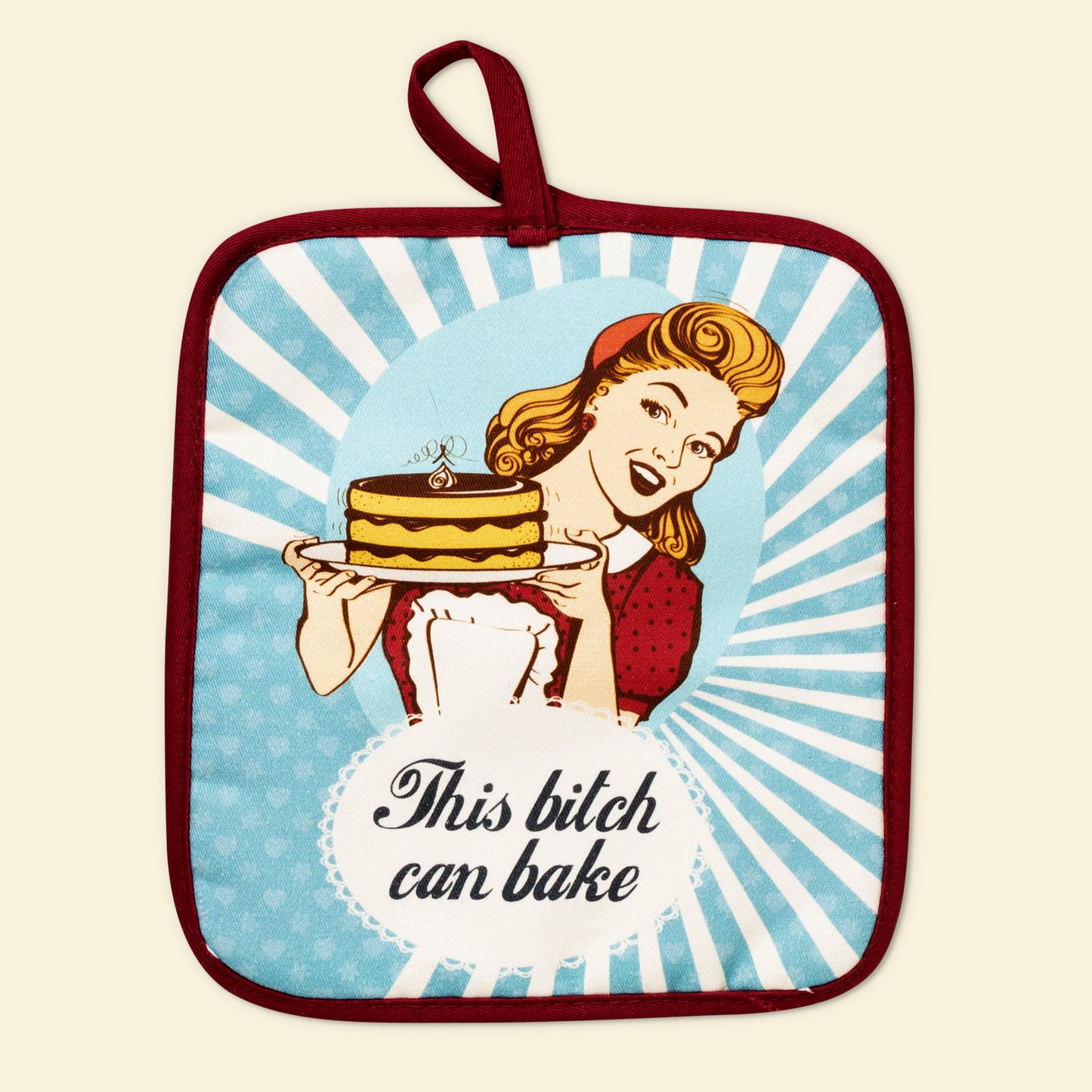 This Bitch Can Bake Potholder