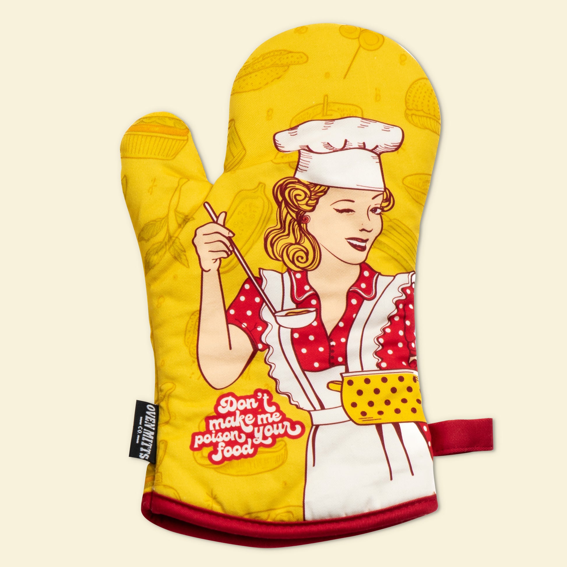 Don't Make Me Poison Your Food Oven Mitts right glove premium