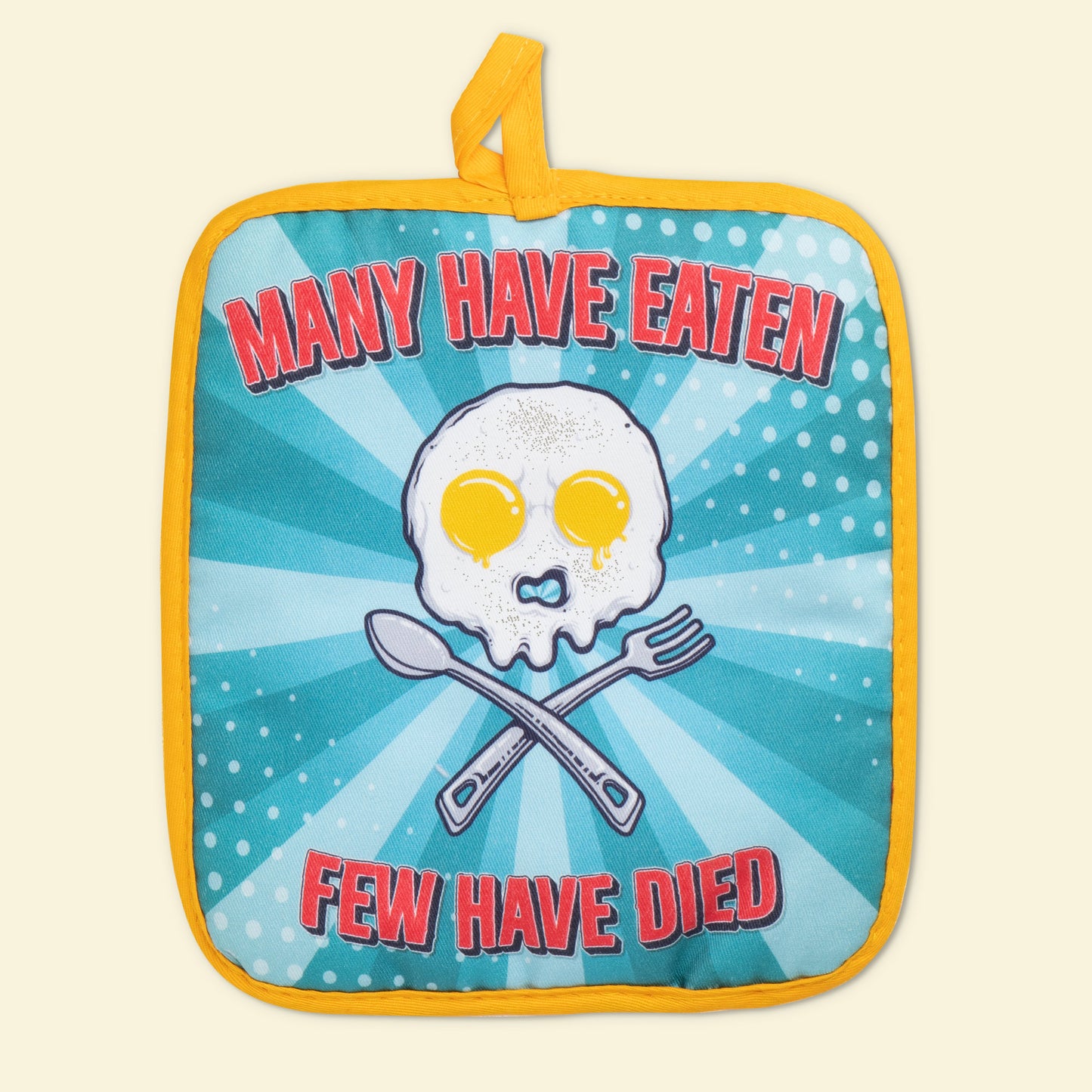 Many Have Eaten Few Have Died Oven Potholder funny