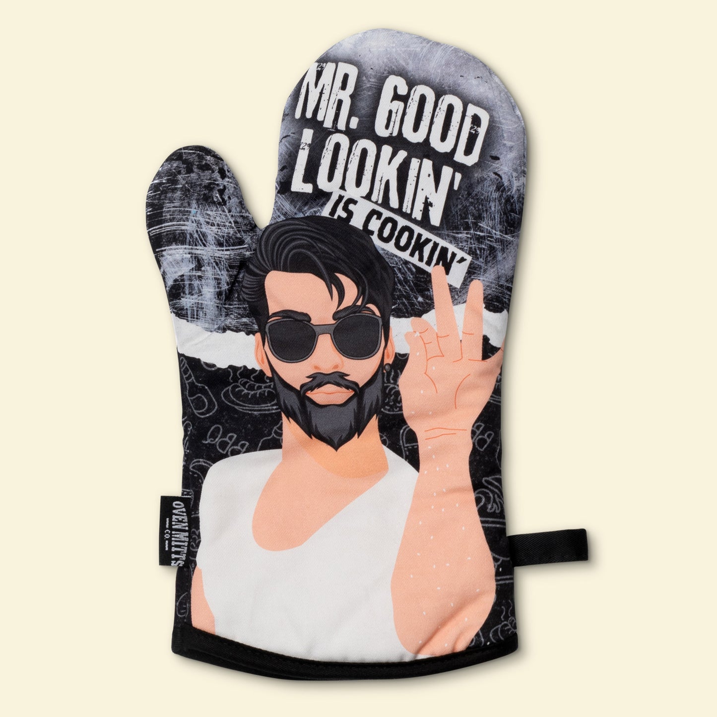 Mr. Good Lookin' Is Cookin' Oven Mitts And Potholder Set