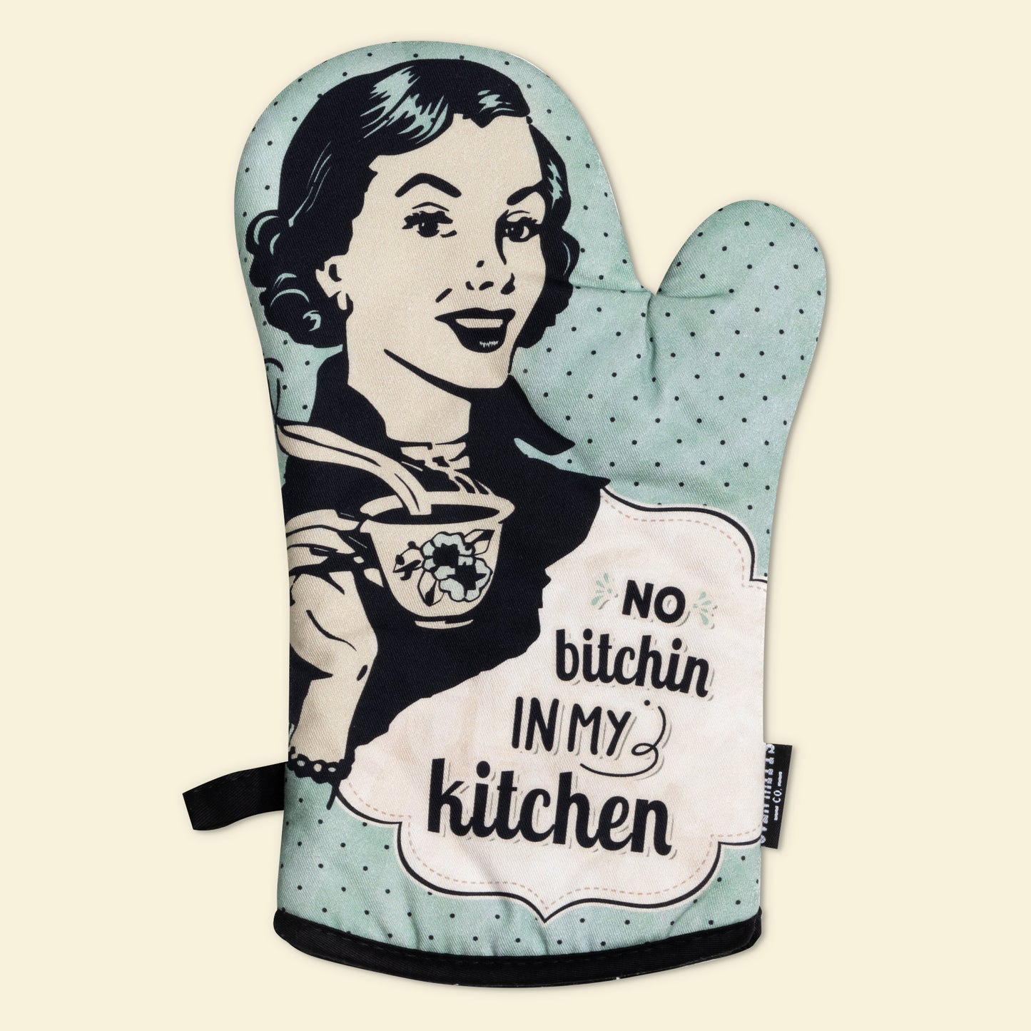 No Bitchin In My Kitchen Oven Mitts And Potholder Set