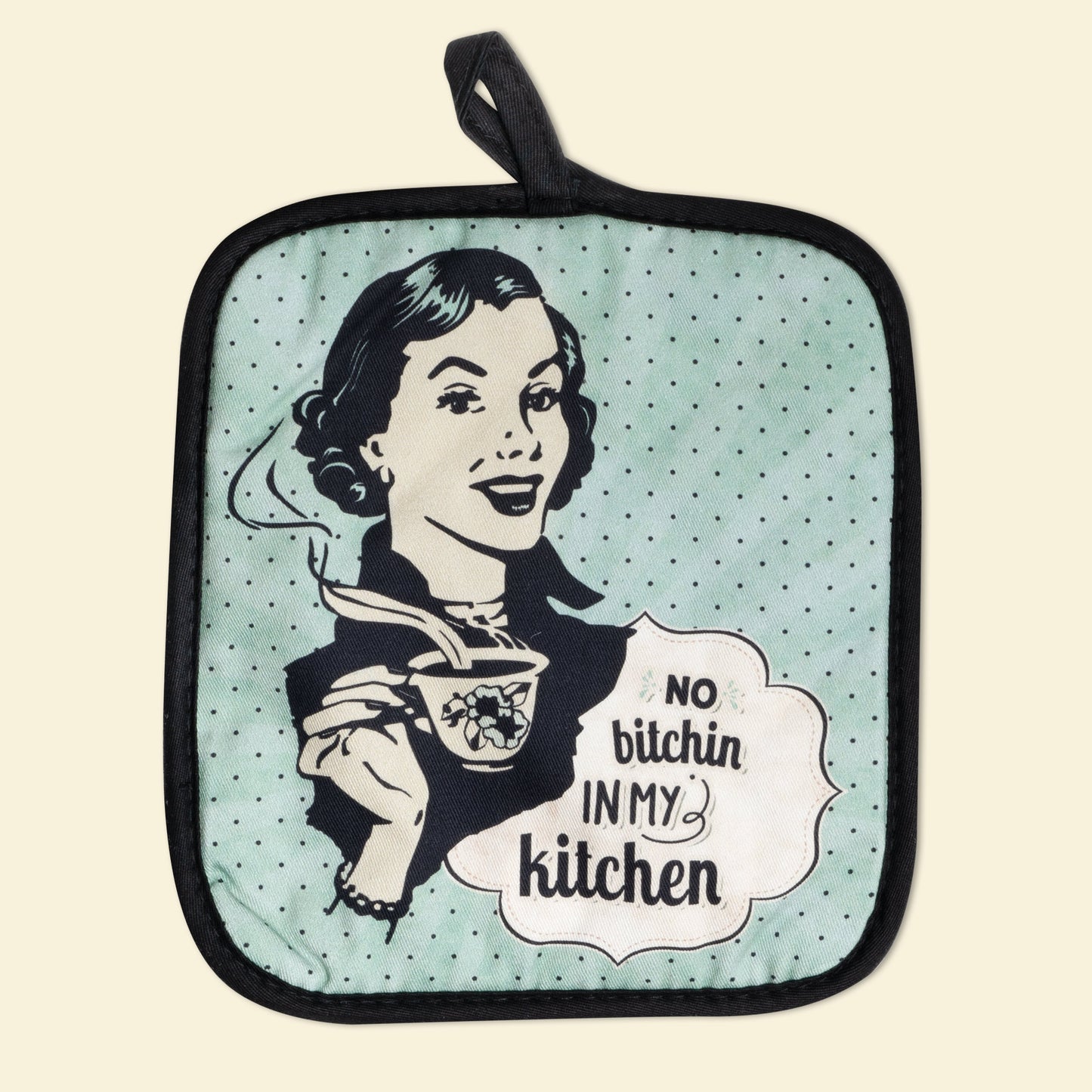 No Bitchin In My Kitchen Oven Mitts And Potholder Set