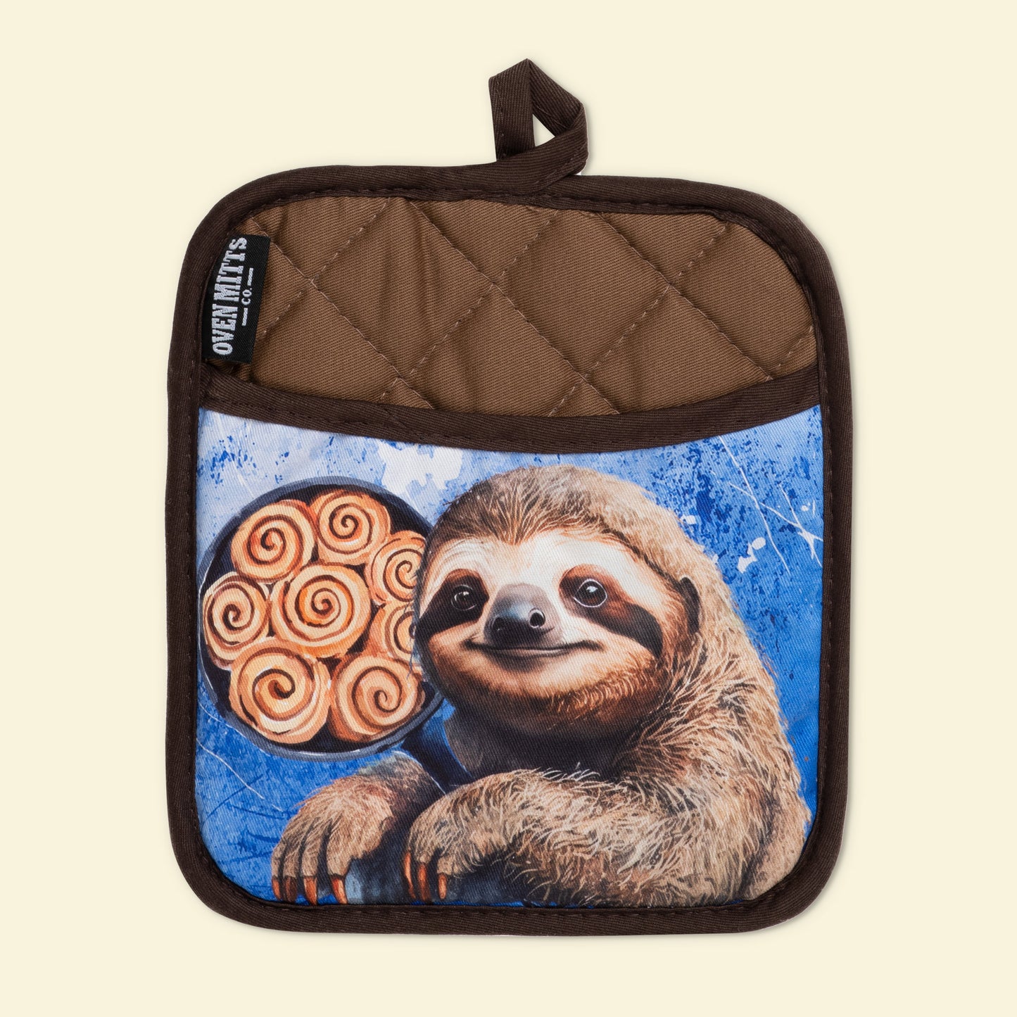 Sloth Just A Few More Minutes Oven Potholder funny quality