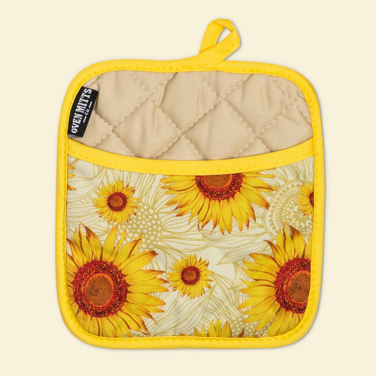 Summer Sunflowers Oven Mitts And Potholder Set