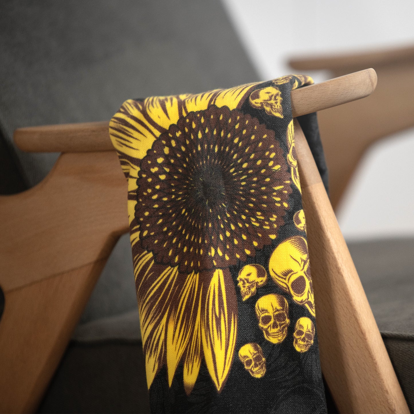 Sunflower Skulls Kitchen Towel Set