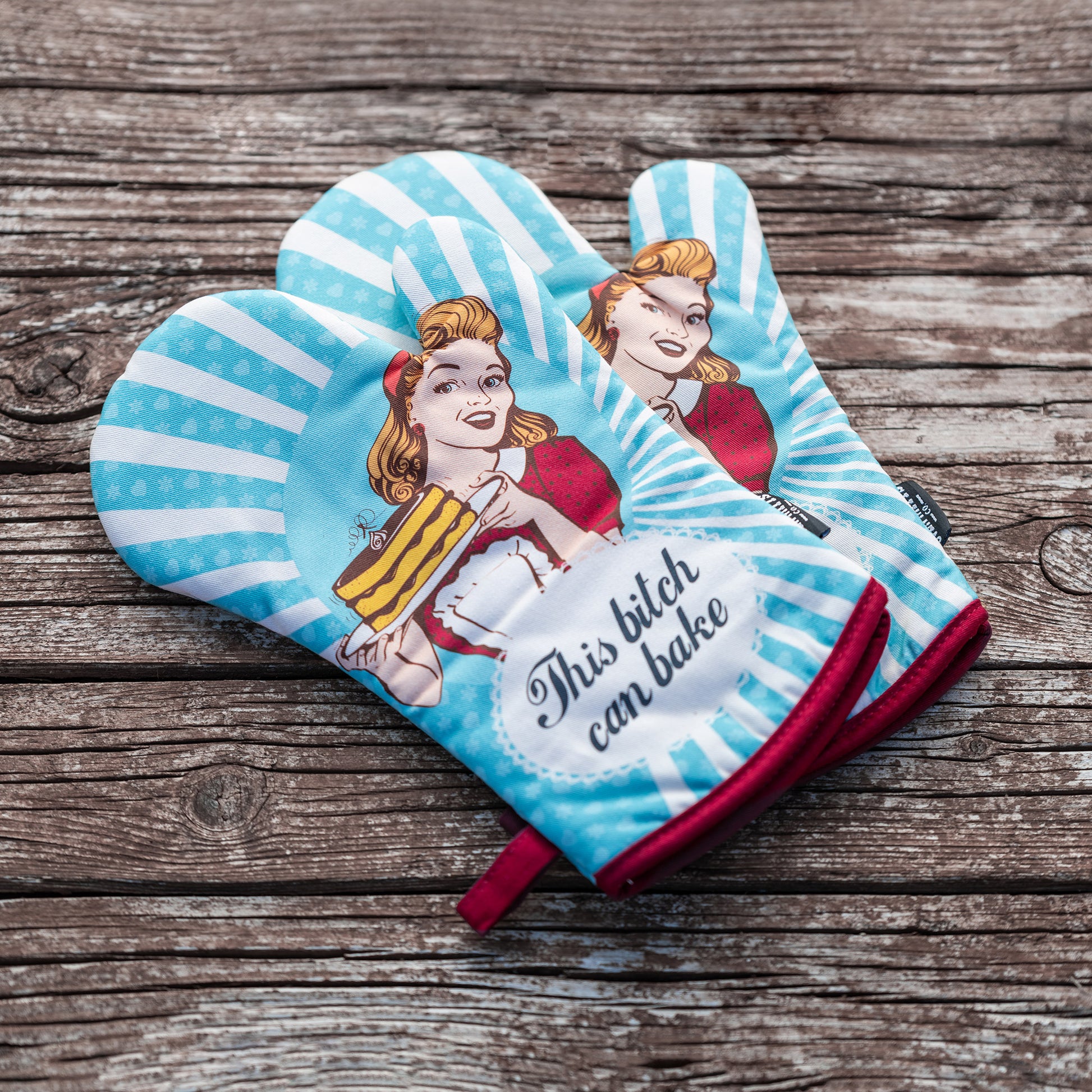 This Babe Can Bake Oven Mitts And Potholder Set best quality, funny oven mitt